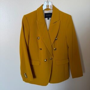 BANANA REPUBLIC Mustard & Gold Blazer